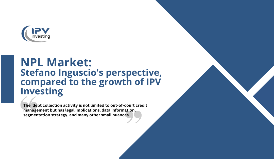 In the current scenario outlined for the NPL market, what is the growth outlook for IPV?